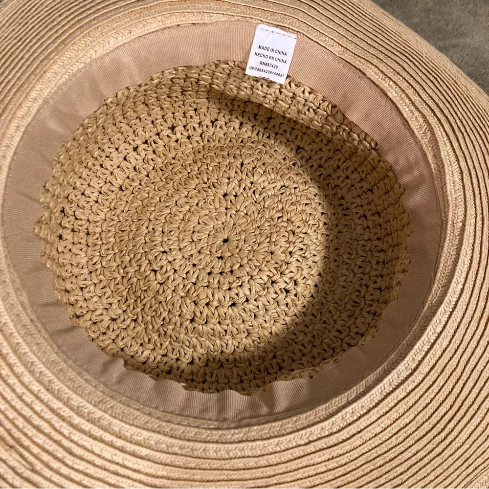 NWOT Unbranded Vintage Sun Hat - Picture 6 of 9